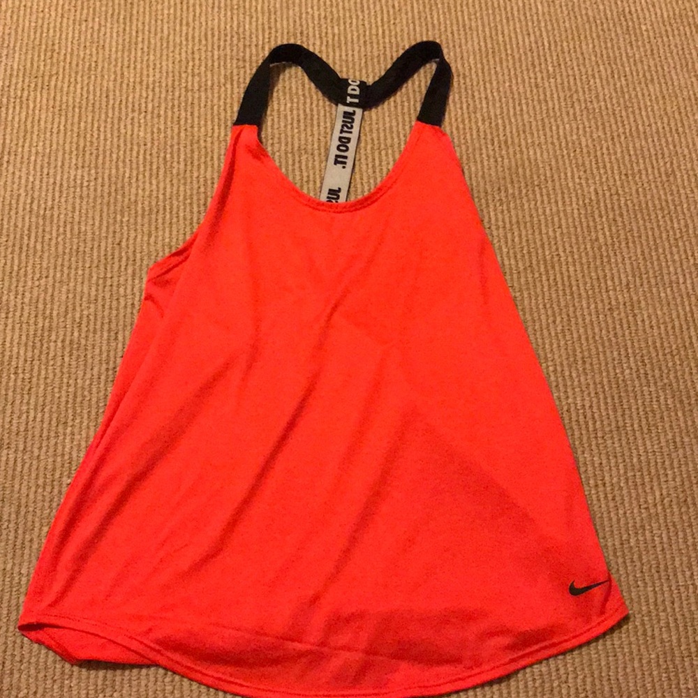JUST DO IT red Nike tank top